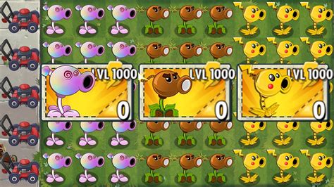 All Premium Plants Level 1000 Power Up In Plants Vs Zombies 2 Youtube