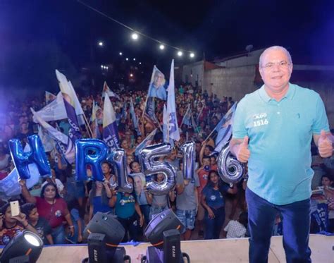 População de Amarante faz comício em apoio à candidatura de Hildo Rocha