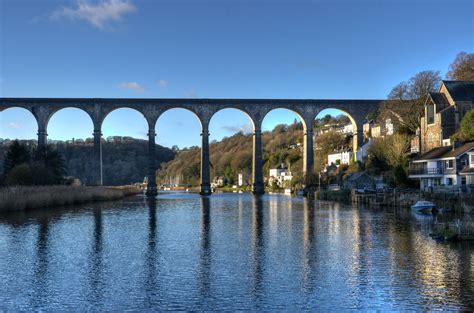 The Calstock Viaduct River Tamar The Beautiful Village Of Flickr