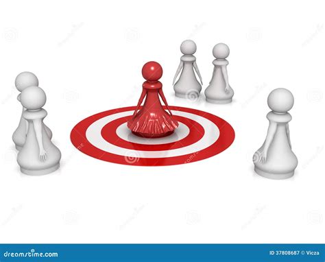 Target lady stock illustration. Illustration of organization - 37808687