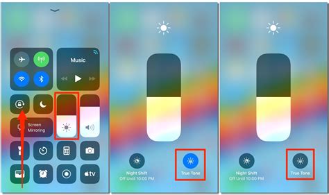 How To Control Your Ios 11 Devices True Tone Display Using Control Center