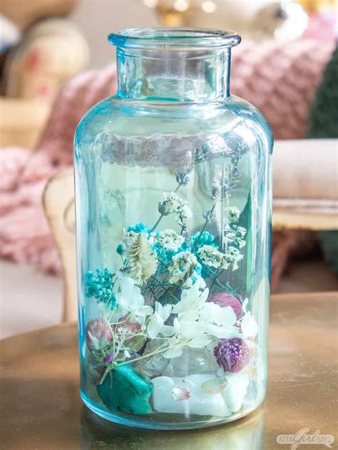 Homemade Potpourri Scent Jars Filled With Dried Botanicals Homemade