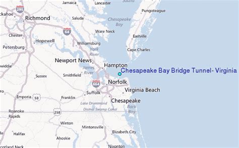 Chesapeake Bay Bridge Tunnel Map