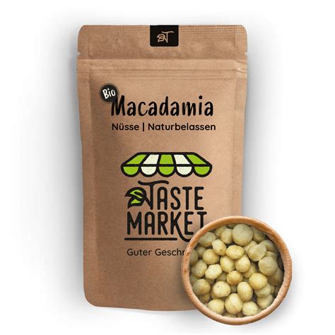 BIO Macadamia Nüsse kaufen auch in Großpackungen bei Taste Market