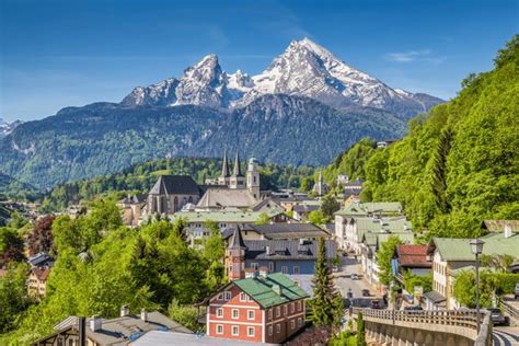 Berchtesgaden Village Royalty Free Images Stock Photos