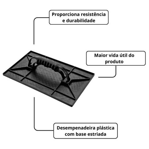 Desempenadeira De Pl Stico Estriada Atlas
