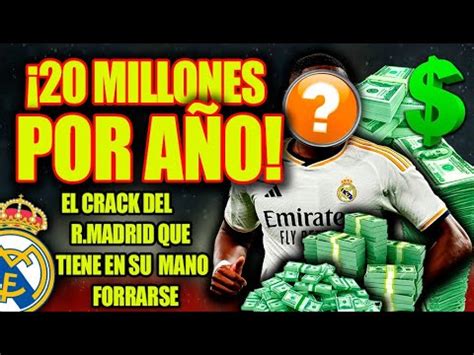 20 MILLONES POR AÑO El crack del R Madrid que tiene en su mano