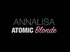 Annalisa Atomic Blonde Deep Penetration In Bathtub With Xxl Dildo Xxx Mobile Porno Videos