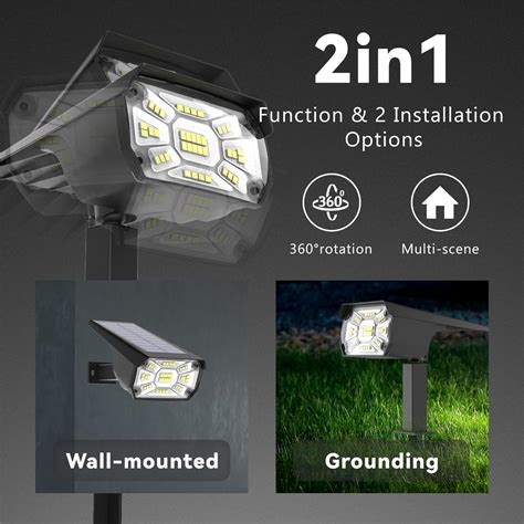 Focos Solares Para Exteriores Ip Impermeables Led Modos