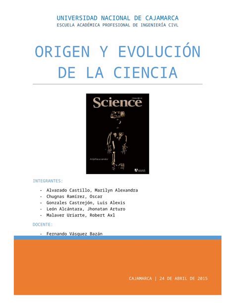 Docx Portada De Origen Y Evolucion De La Ciencia Dokumen Tips