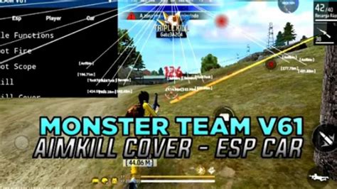 Monster Team V Mod Menu Free Fire Atualizado E Gr Tis Aim Kill