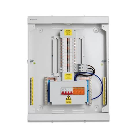 Fusebox Tpn15fbx Metal 15 Way Type B Three Phase Tpn Distribution Board With 125a 4p Isolator