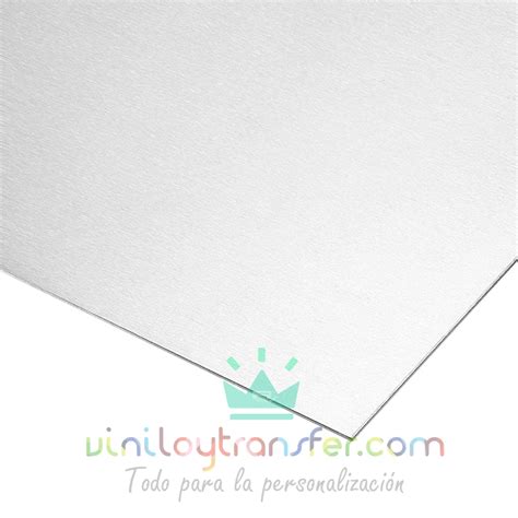 Láminas de aluminio blanco para sublimación Viniloytransfer