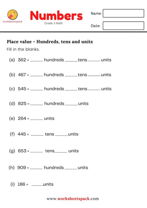 Place Value worksheets - Tens and Ones - Exercise 2 - Your Home ...