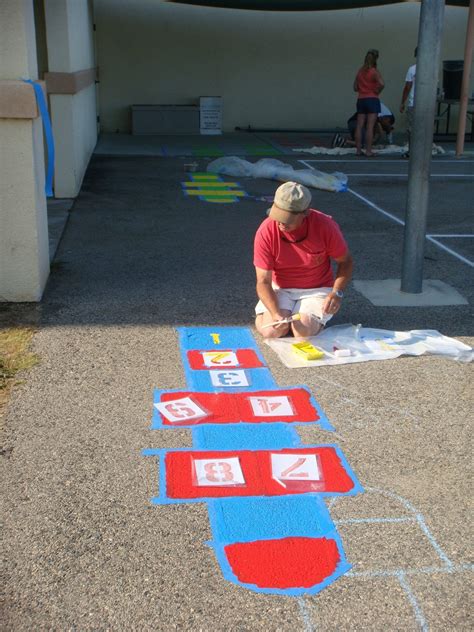 Hopscotch Stencil