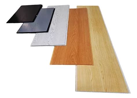 Paquete Tablas De Mts Machimbre Pvc Color X Mm