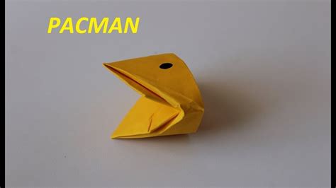 Pacman Z Papieru Origami Youtube