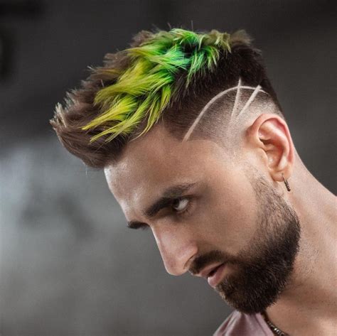 Tend Ncia De Cabelos Coloridos Para Homens Marco Da Moda Cabelo