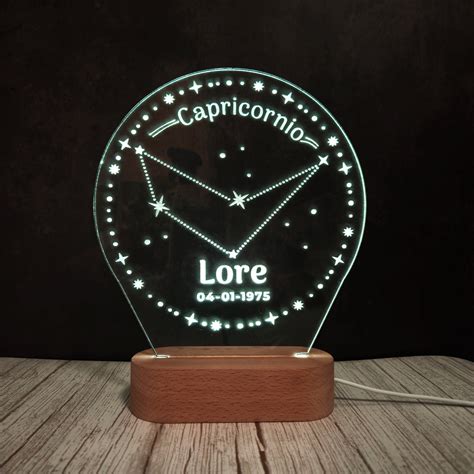 Capricornio Constelaci N Signo Zodiacal L Mpara Personalizada