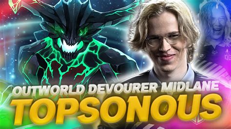 Topson Outworld Devourer The Midlaner Perspective Dota Patch D