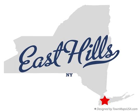 Map of East Hills, NY, New York