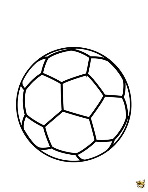 Coloriage D Un Ballon De Foot Imprimer