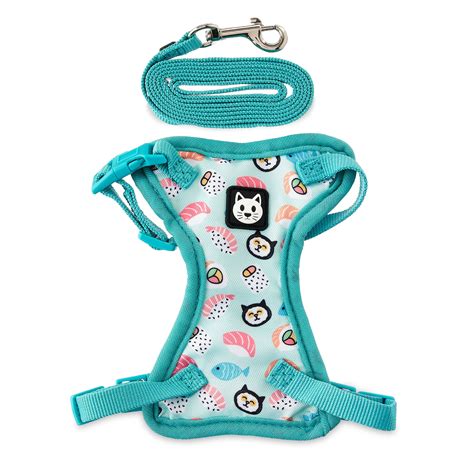 Vibrant Life Sushi Cat Harness And Leash Set One Size Fits Most