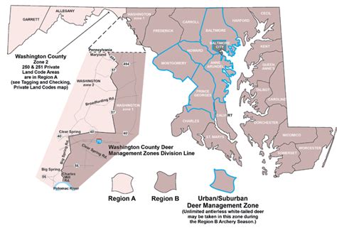 Deer Seasons And Bag Limits Maryland Hunting Eregulations