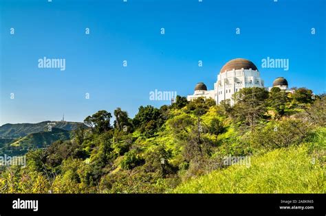 The Griffith Observatory On Mount Hollywood In Los Angeles California