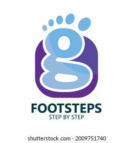 Footprint Logo Design Concept Template Stock Vector (Royalty Free ...