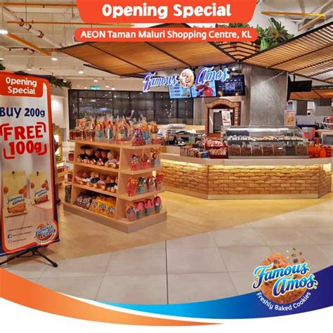 Famous Amos Aeon Taman Maluri Opening Promotion Sep Sep