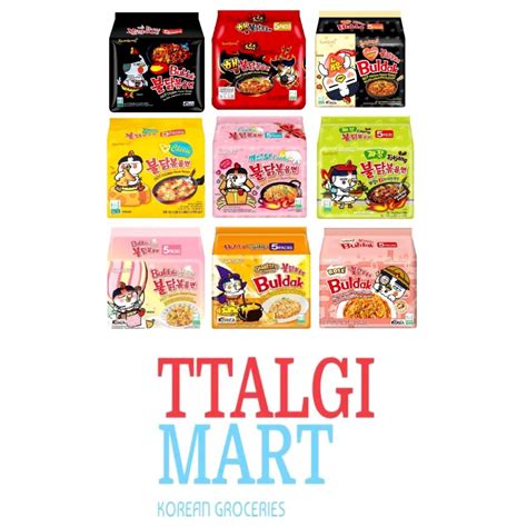 Samyang Buldak Hot Chicken All Flavors G Pack Pcs Shopee Philippines