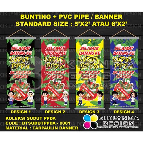 Pre Order Bunting Pvc Pipe Sudut Ppda Atau Lorong Ppda Shopee Malaysia