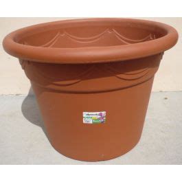 Vase Plastecnic Corinto 70 Cm Couleur Terre Cuite Agraria Comand