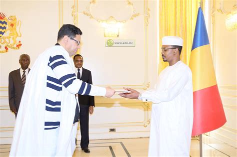 Lambassadeur De Mauritanie Au Tchad Pr Sente Ses Lettres De Cr Ance