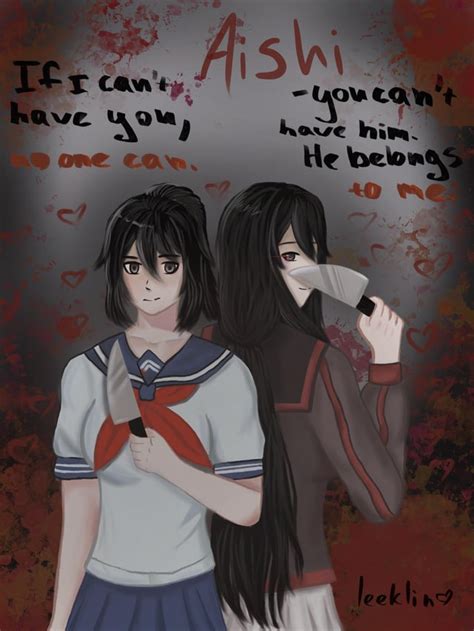 Ayano And Ryoba Aishi Fanart Ryanderesimulator