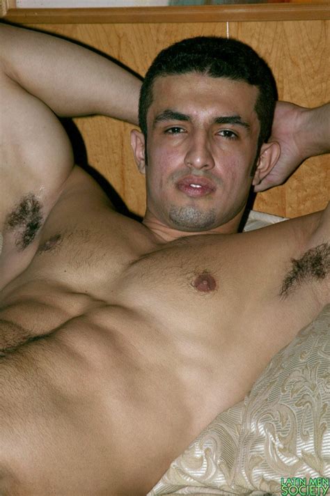 Brunette Guy Showing His Perfect Latin Body