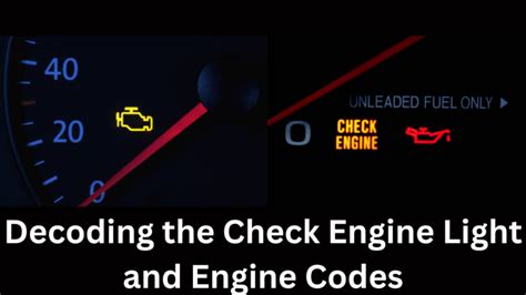 Decoding the Check Engine Light and Engine Codes - True Tyres All About ...