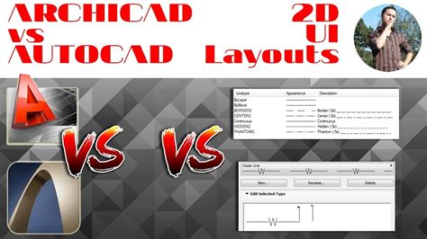 Autocad Vs Archicad D Drawing And Ui Youtube