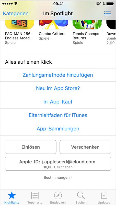 Ihr ITunes Guthaben Anzeigen Apple Support