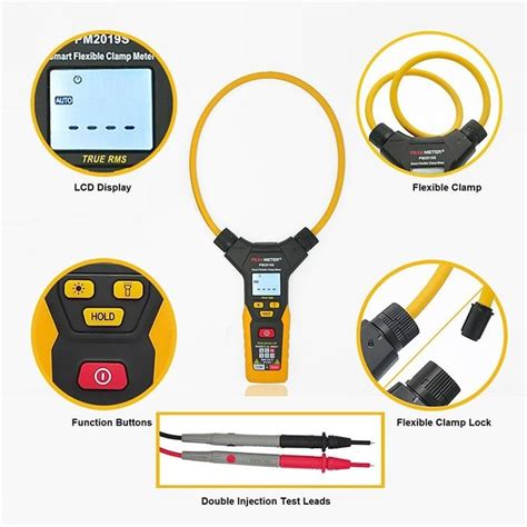 Flexible Mini Low Amp Clamp For Multimeter Ac Dc Current Clamp Meter