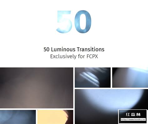 【fcpx插件】50种唯美漂亮镜头漏光炫光过渡转场预设 Motionvfx Mtransition Light 2 红森林