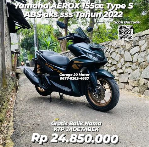 Yamaha All New Aerox S Conected Tahun 2022 Fre Balik Nama Tt Nmax Lexi