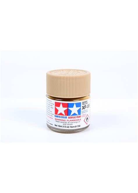 Tamiya 81759 Xf 59 Desert Yellow 10ml Acrylic Hub Hobby