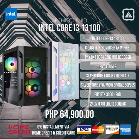 INTEL CORE I3 13100 Architect Package Build – BlueArm Computer Store