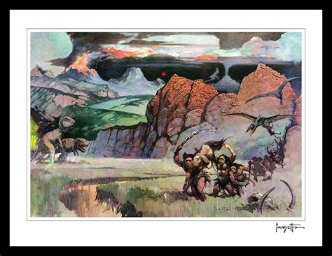 Frank Frazetta Young World Print Frazetta Girls