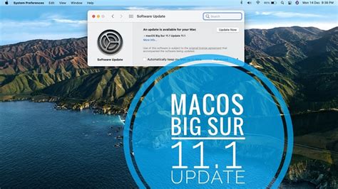 Macos Big Sur 11 1 Update New Features And 5 Bug Fixes