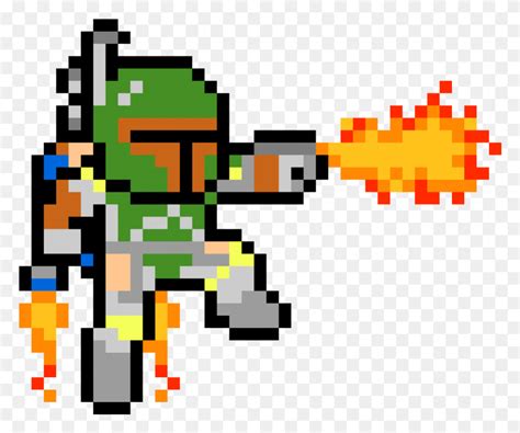 Boba Fett Perler Beads Star Wars Boba Fett Graphics Urban Hd Png