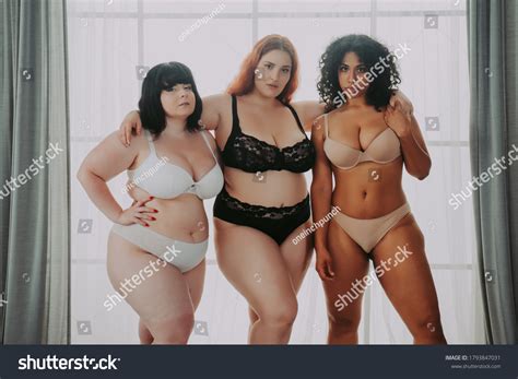 Plus Size Lingerie Model Black Photos Images Pictures Shutterstock