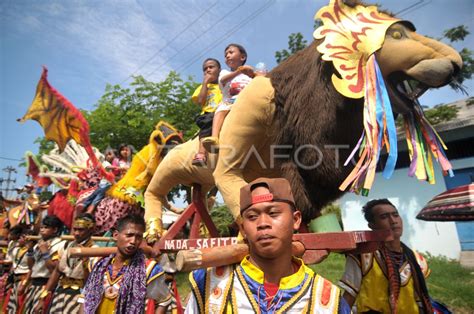 Kesenian Burok Pantura Antara Foto